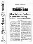 New Software Replaces Crystal Ball Gazing